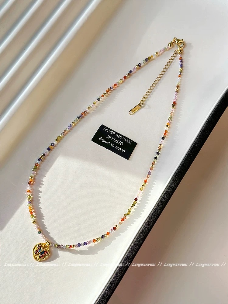 Pearl necklace, an elegant ladies' accessory, silver jewelry inlaid with real pearls, pendant, simple and fashionable necklace, gift selection