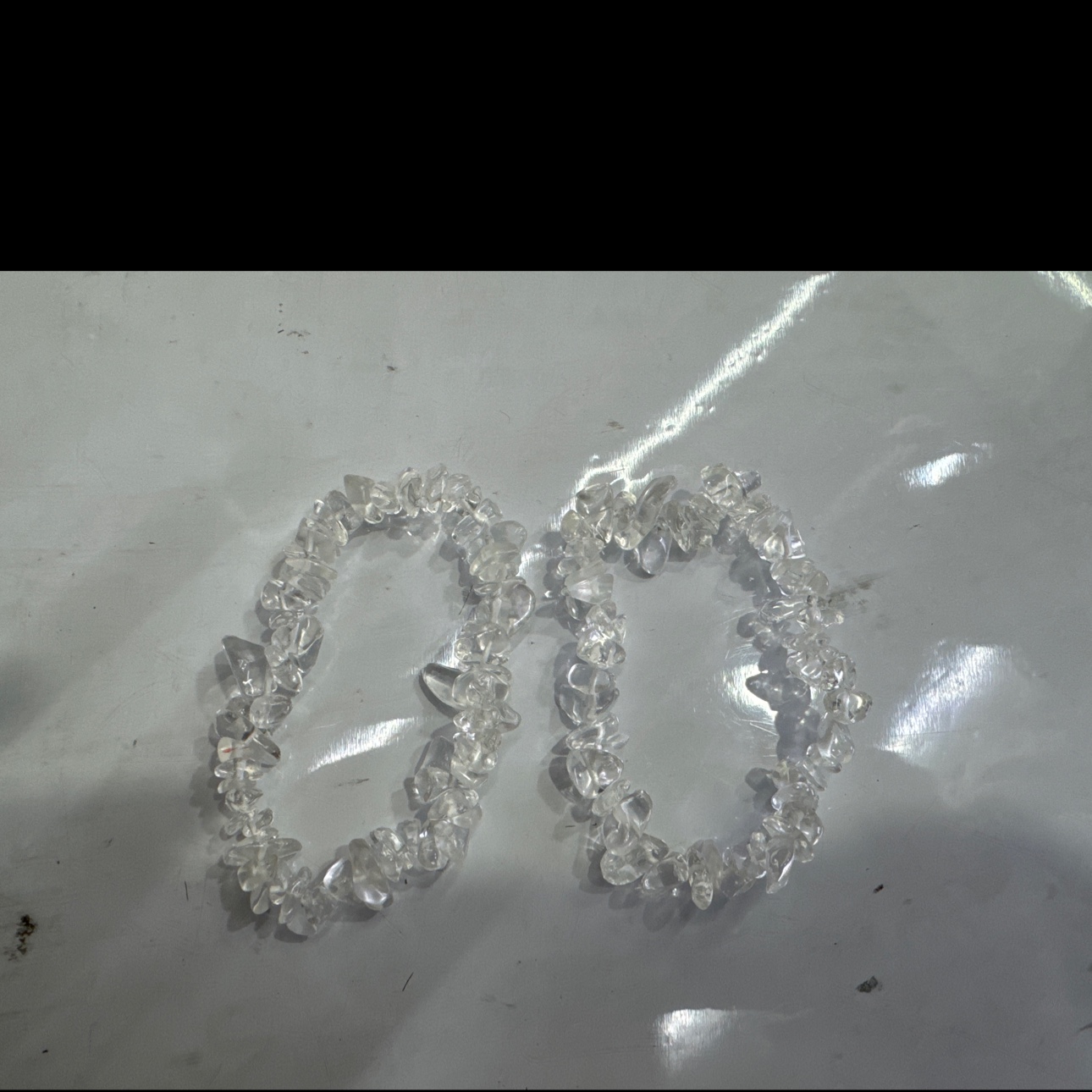 天然水晶玛瑙七彩碎石弹力手链不规则欧美跨境手饰批发手链饰品手串