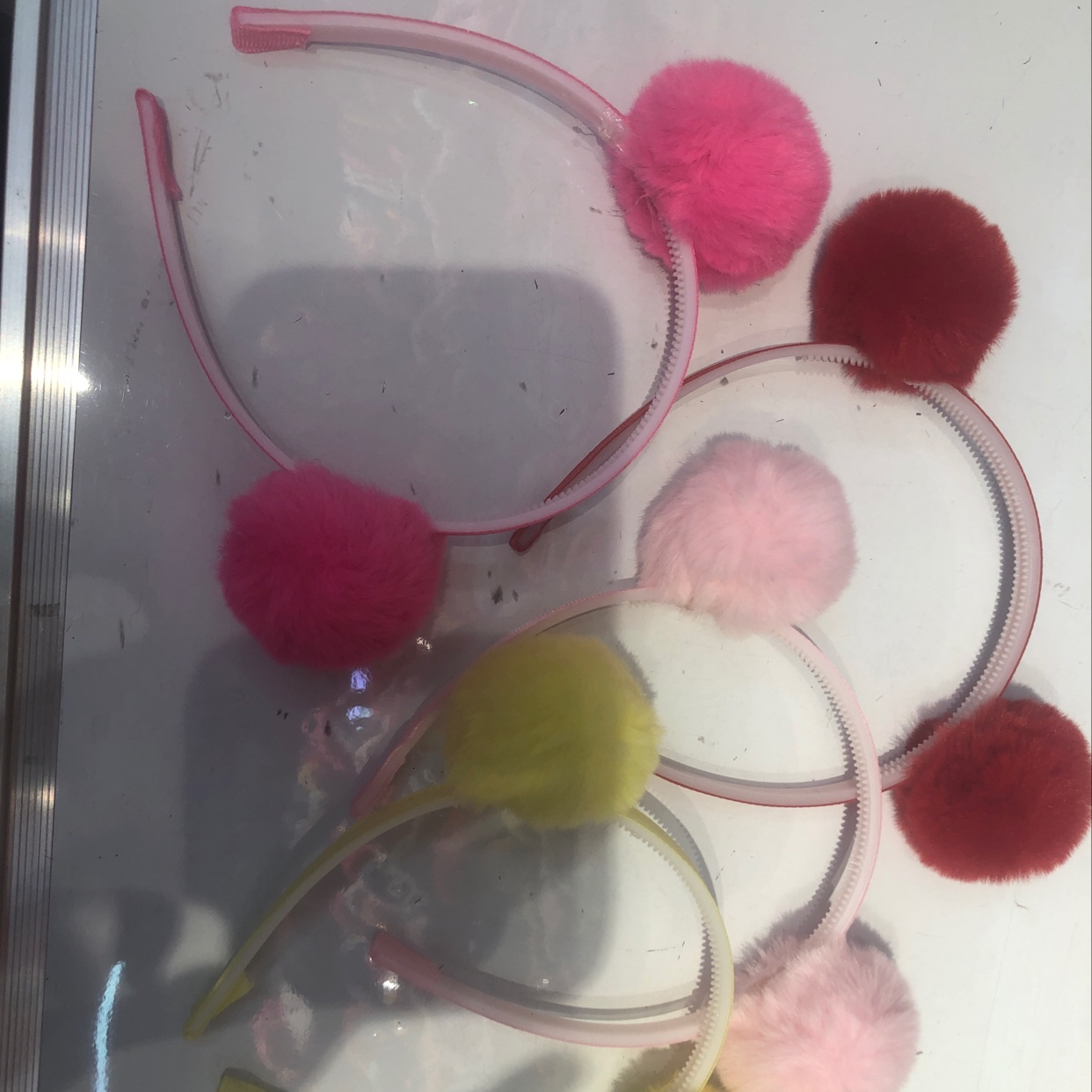 新潮时尚流行獭兔毛头箍，超萌毛毛头饰发饰饰品