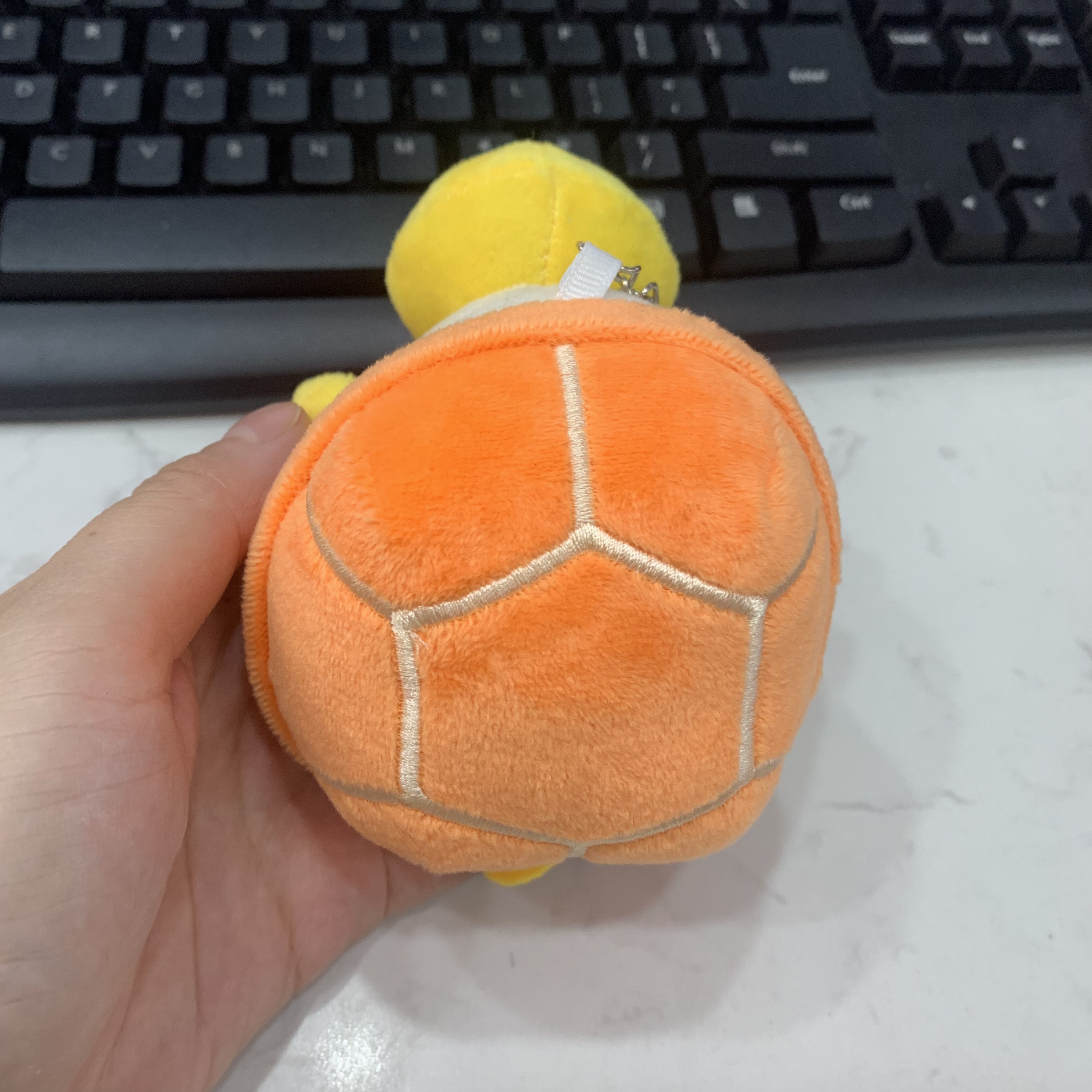 Internet celebrity Squeaky turtle pendant plush doll bag pendant keychain claw machine doll gift Squeaky plush toy pendant thumbnail