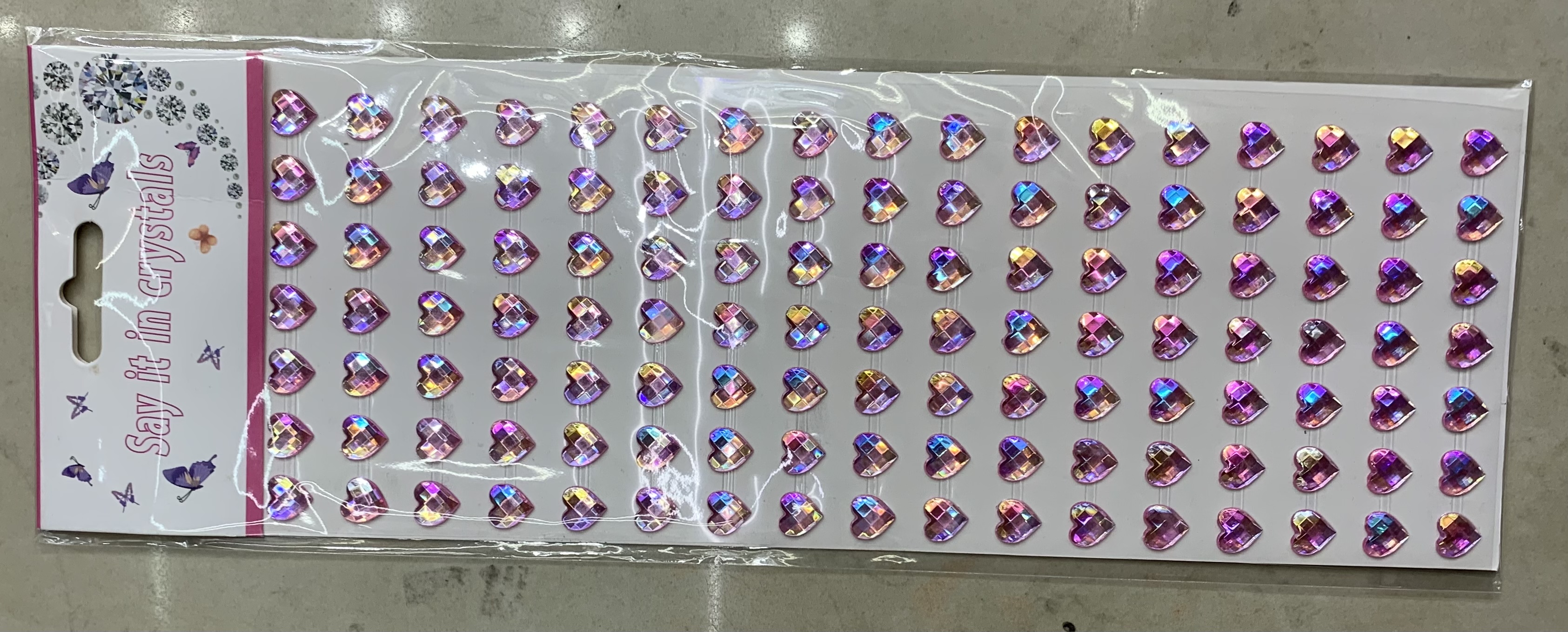 爱心宝石贴纸产品图