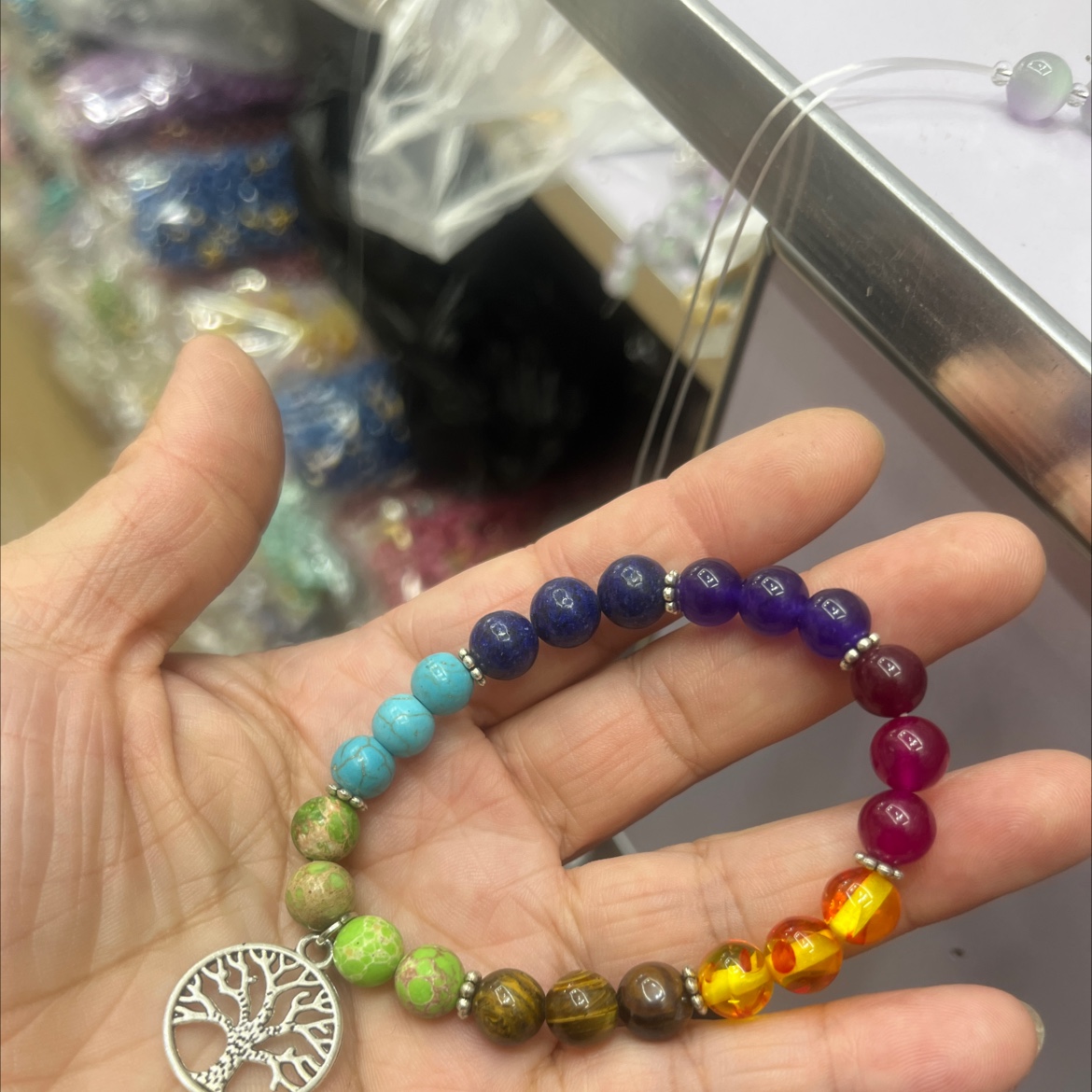 七脉轮手链文玩手串产品图