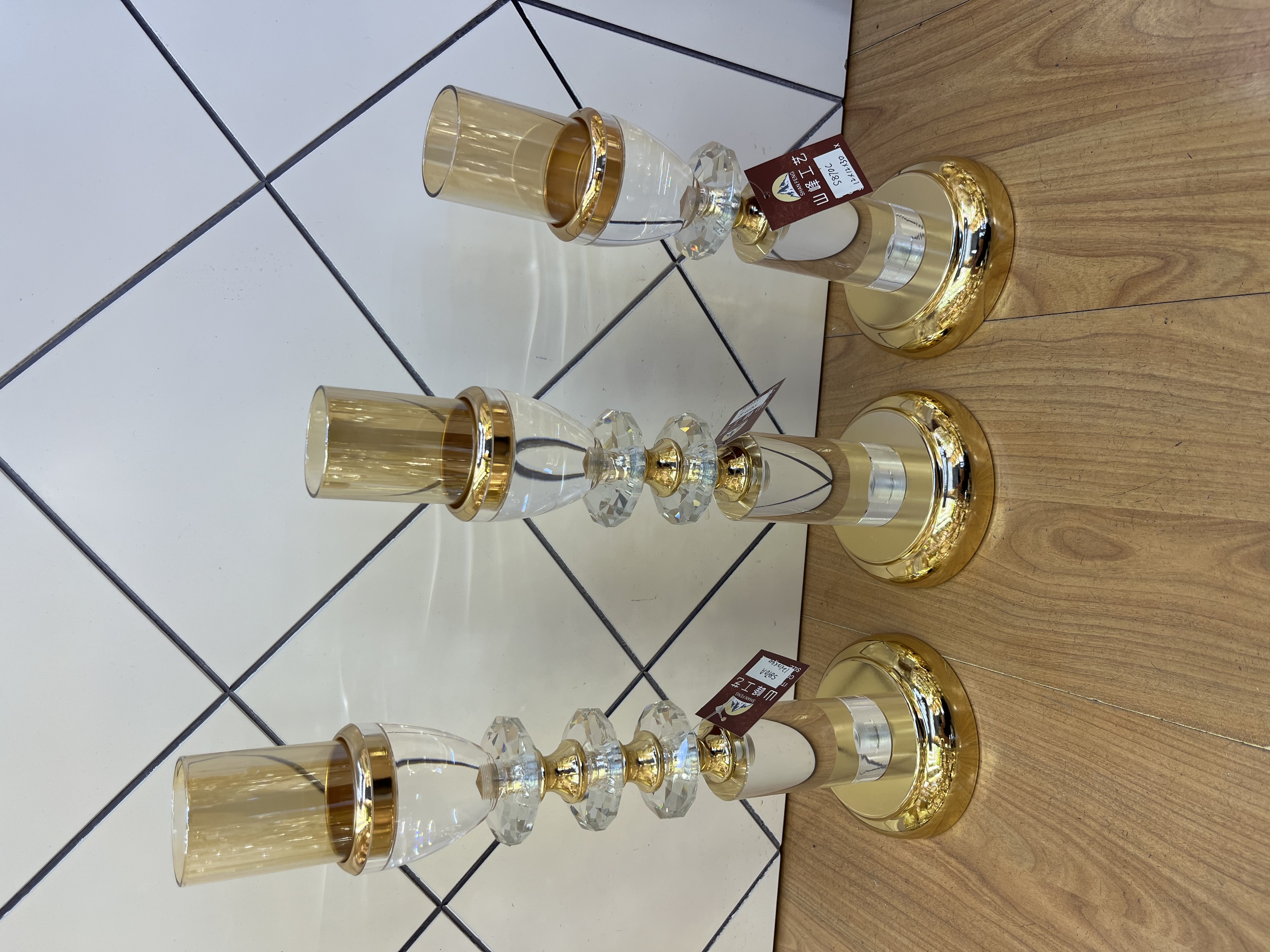 S870A新款烛台 水晶玻璃烛台 金属烛台 欧式烛台装饰工艺品新款烛台 水晶玻璃烛台 金属烛台 欧式烛台装饰工艺详情图9