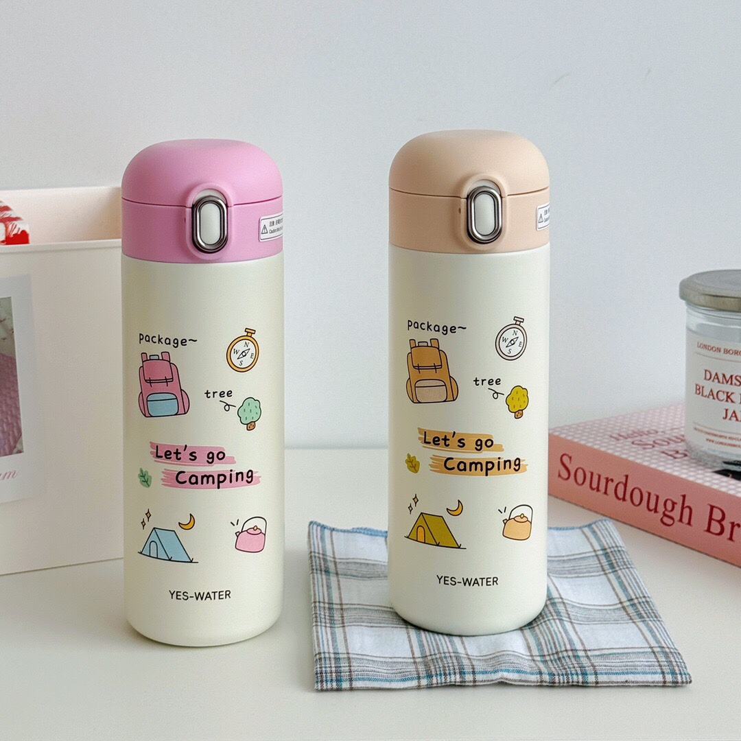 露营风保温杯细节图