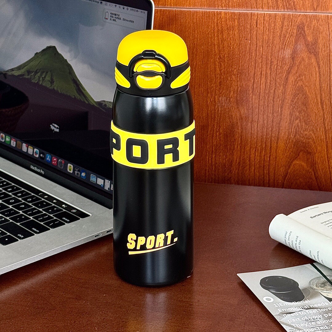 运动双饮杯保温杯保温瓶详情图2