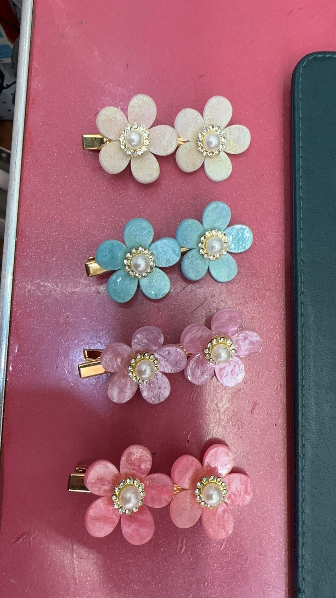 韩版发钗蝴蝶结布花089