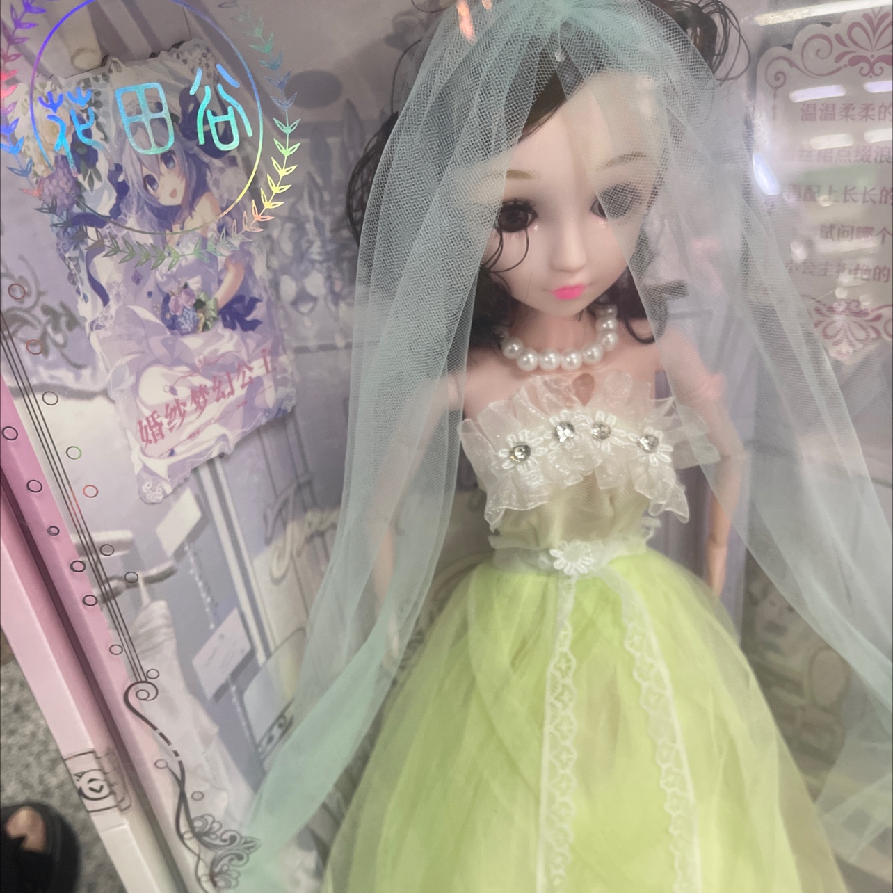 Wedding dress doll. Hand joint Application Scenario