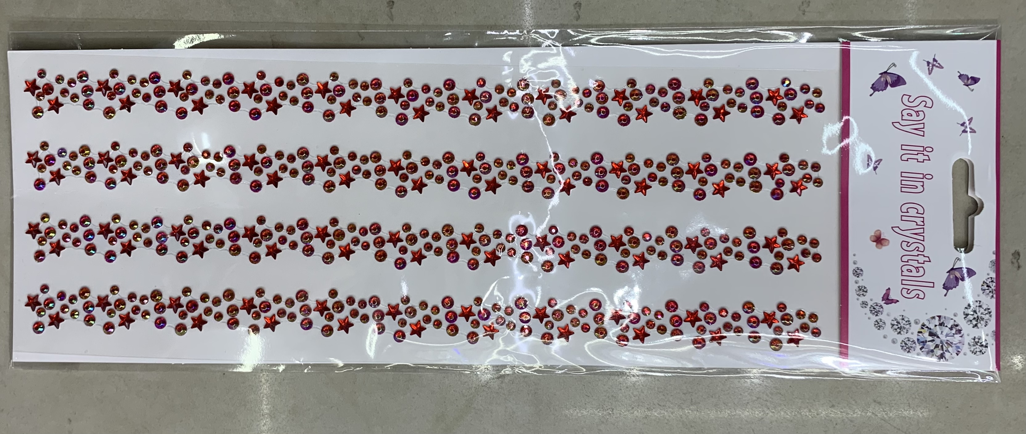 五角星宝石贴纸产品图