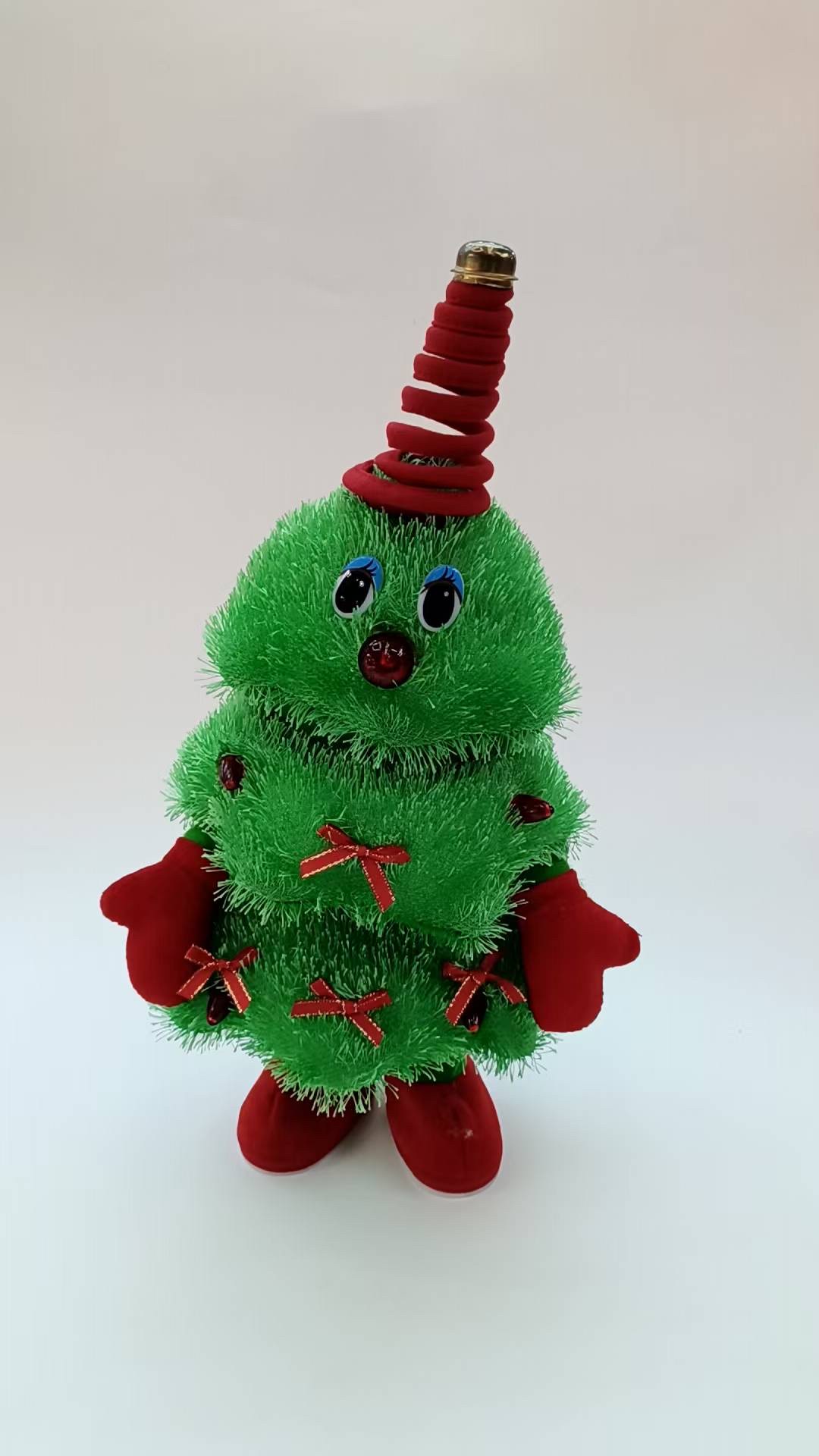 圣诞节电动毛绒玩具圣诞树会唱歌会跳舞的圣诞节礼物跨境电动玩具细节图