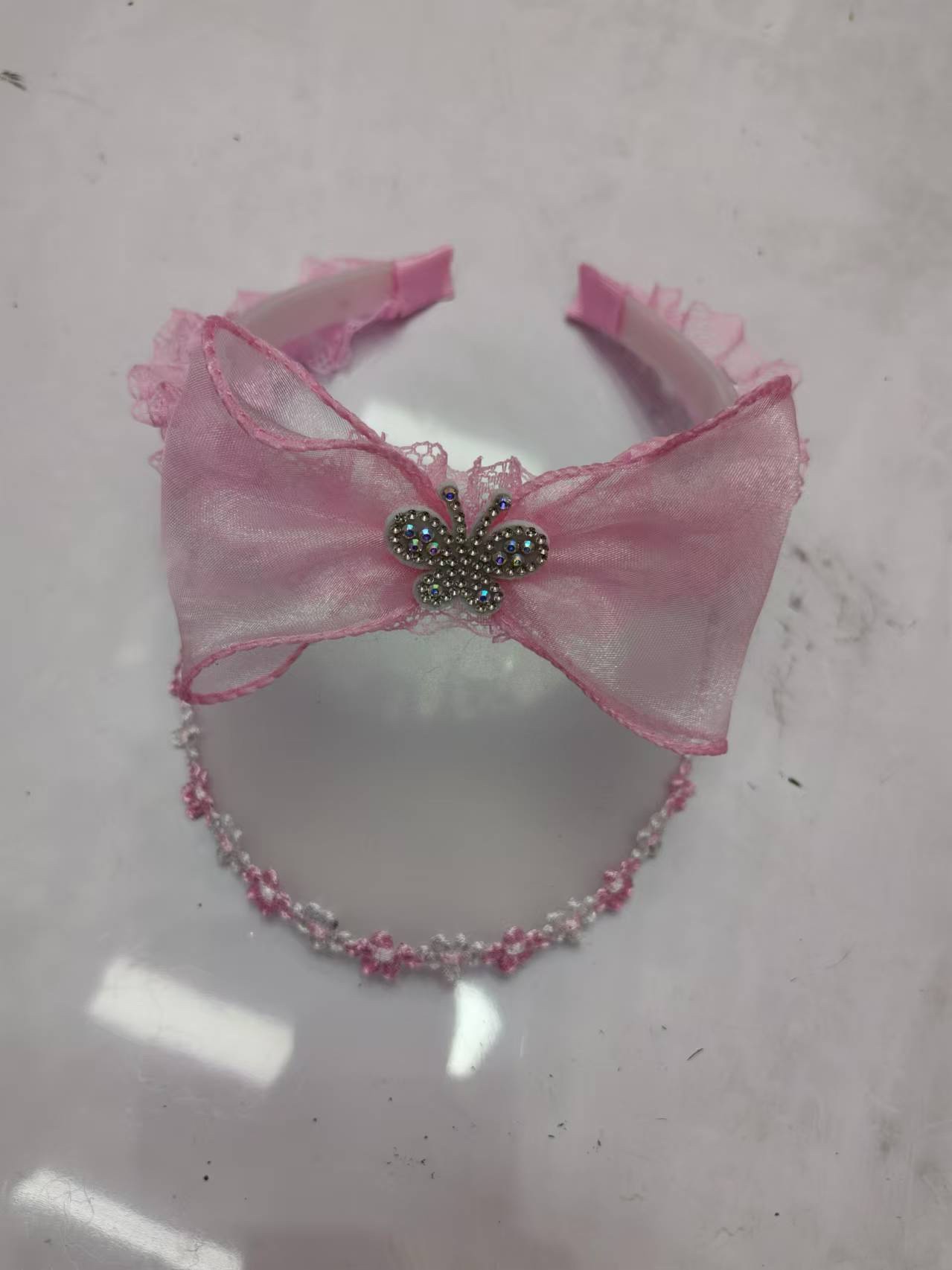 Children's sun hats, girls' hats, spring and summer sun hats, princess crowns, headbands, open-top sun hats, crowns detail image 6