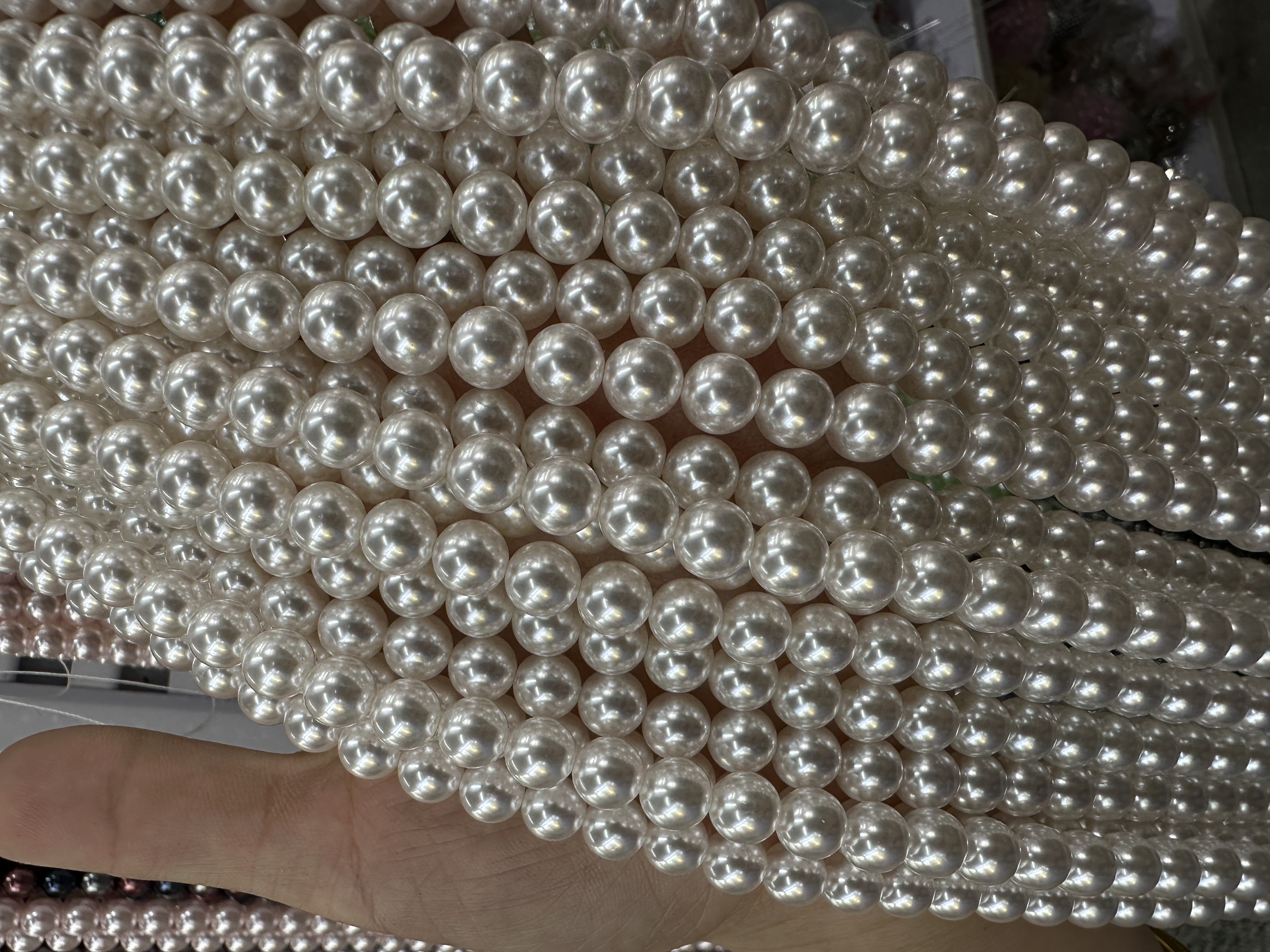 琉璃珠散珠 烤漆珠 手工DIY首饰材料 散珠批发 珠宝配饰 琉璃珠手链材料