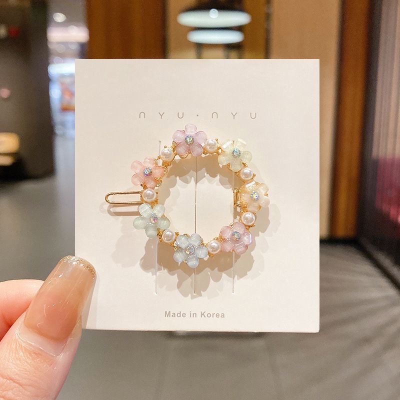 Fresh and delicate petal hair clips, flower hair clips, internet-famous style side clips, Korean clips, hair accessory clips, headwear clips detail image 3