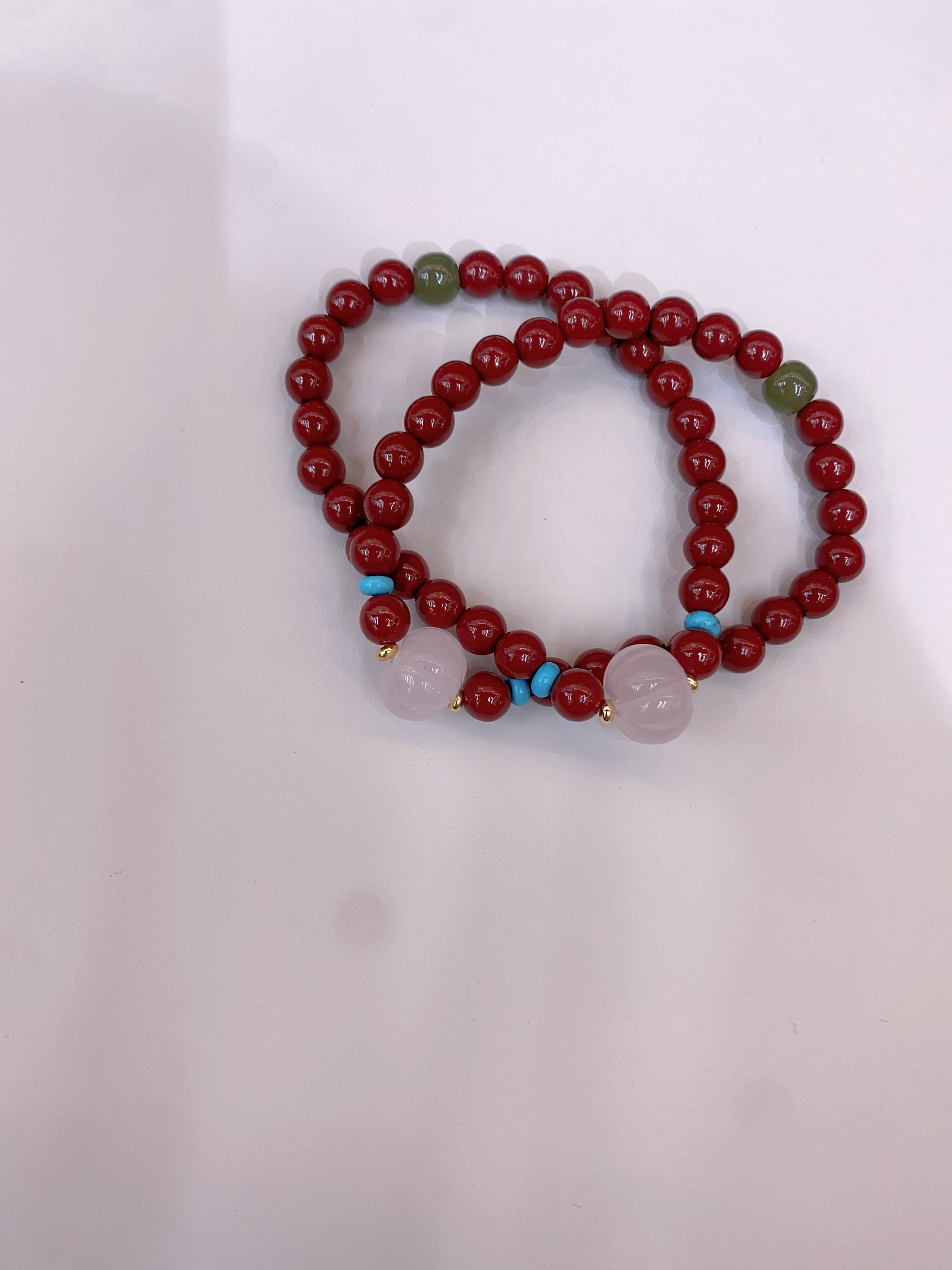 Natural Cinnabar Pumpkin Pure Heart Bracelet For Women
Vermilion
New Chinese Style String String Specification drawing