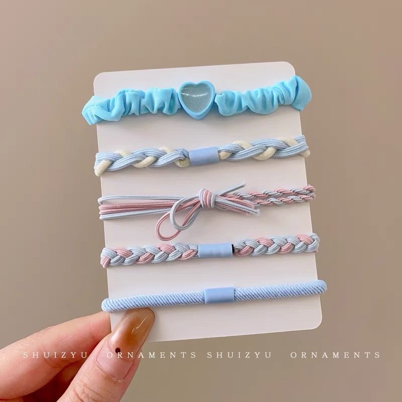 Children's Day, New Year's Day, colorful hair bands, high appearance level, girls' bun heads, ponytails, hair bands, and hair ties detail image 5