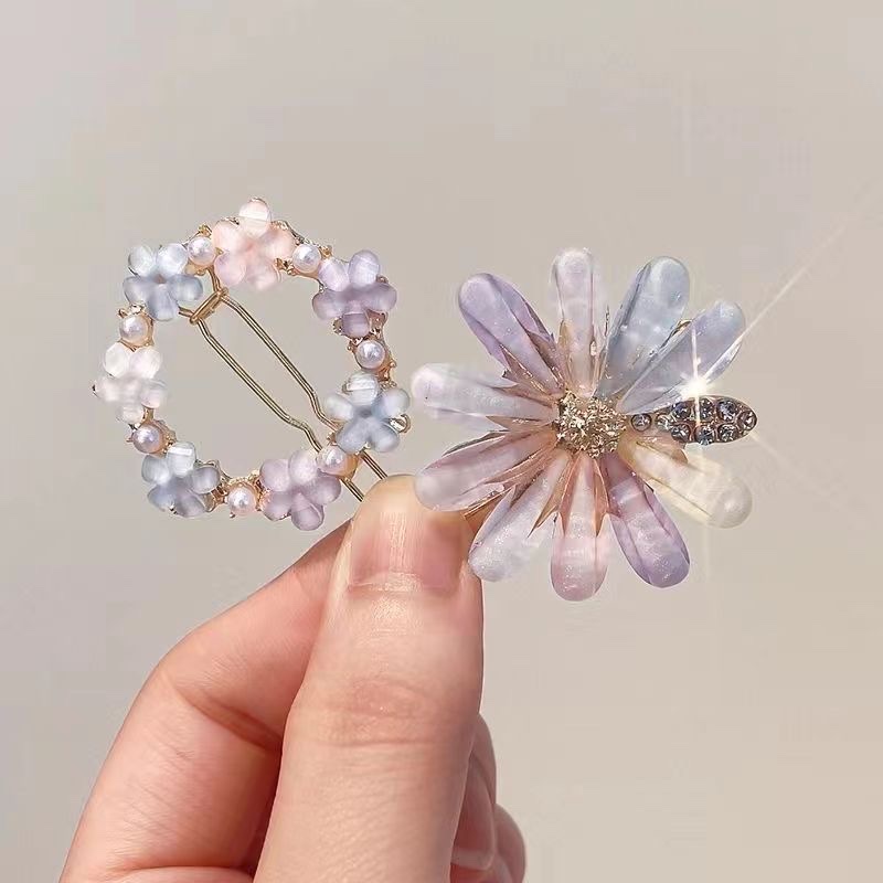 Fresh and delicate petal hair clips, flower hair clips, internet-famous style side clips, Korean clips, hair accessory clips, headwear clips detail image 6