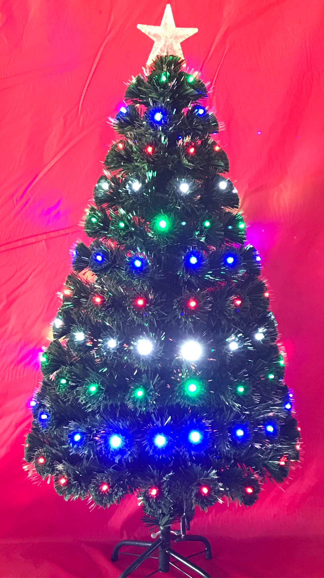 圣诞树 光纤树 灯树 圣诞用品 圣诞工艺LED灯树详情图2