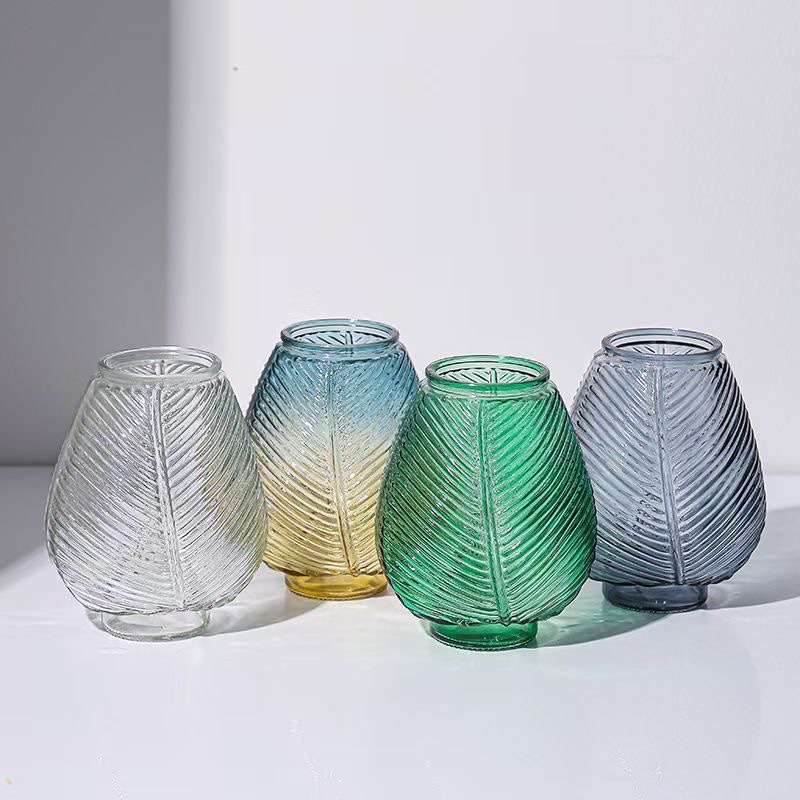 复古风格永生花玻璃花瓶套装 配香薰炉配件 烈酒杯造型收纳盒 艺术装饰品白底实物图