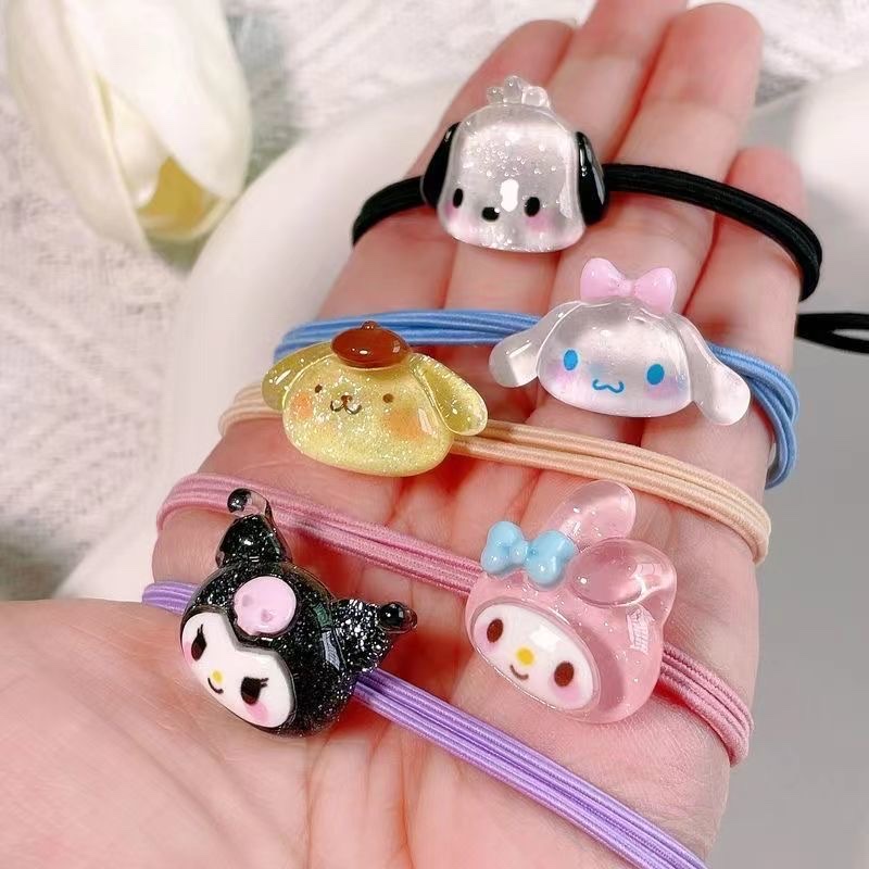 "ins style, high appearance level Sanrio Melody headband, Kuromi headband, hair band.