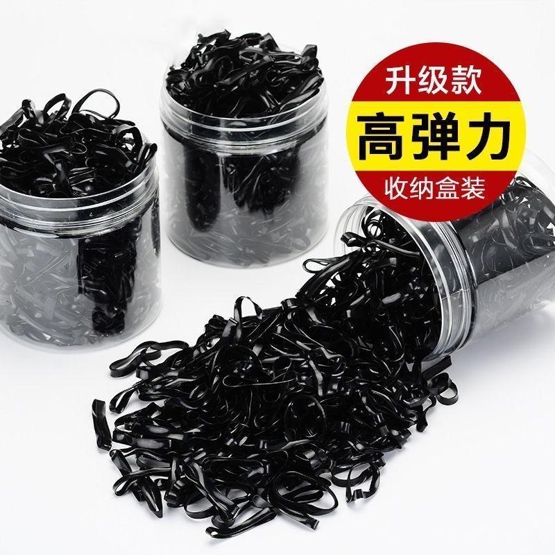 High elasticity and durability of small rubber bands, disposable rubber bands, black children's hair ties, and other small rubber bands for hair bands Application Scenario