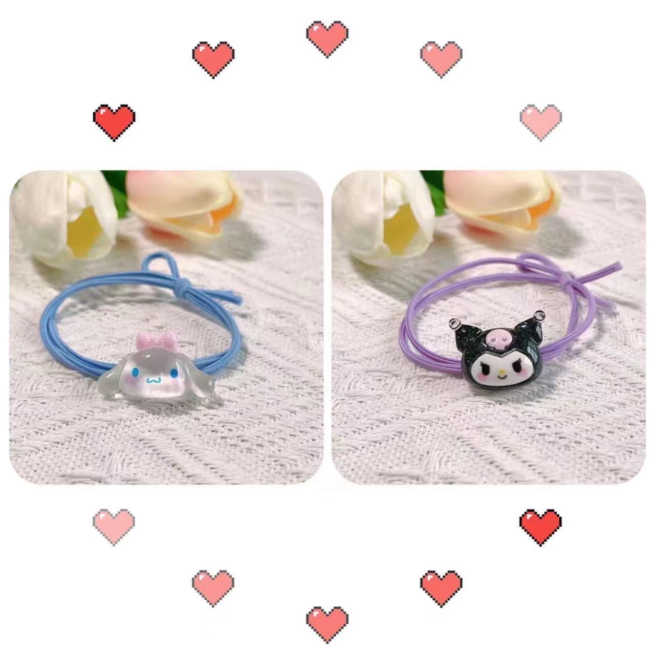 "ins style, high appearance level Sanrio Melody headband, Kuromi headband, hair band. detail image 5