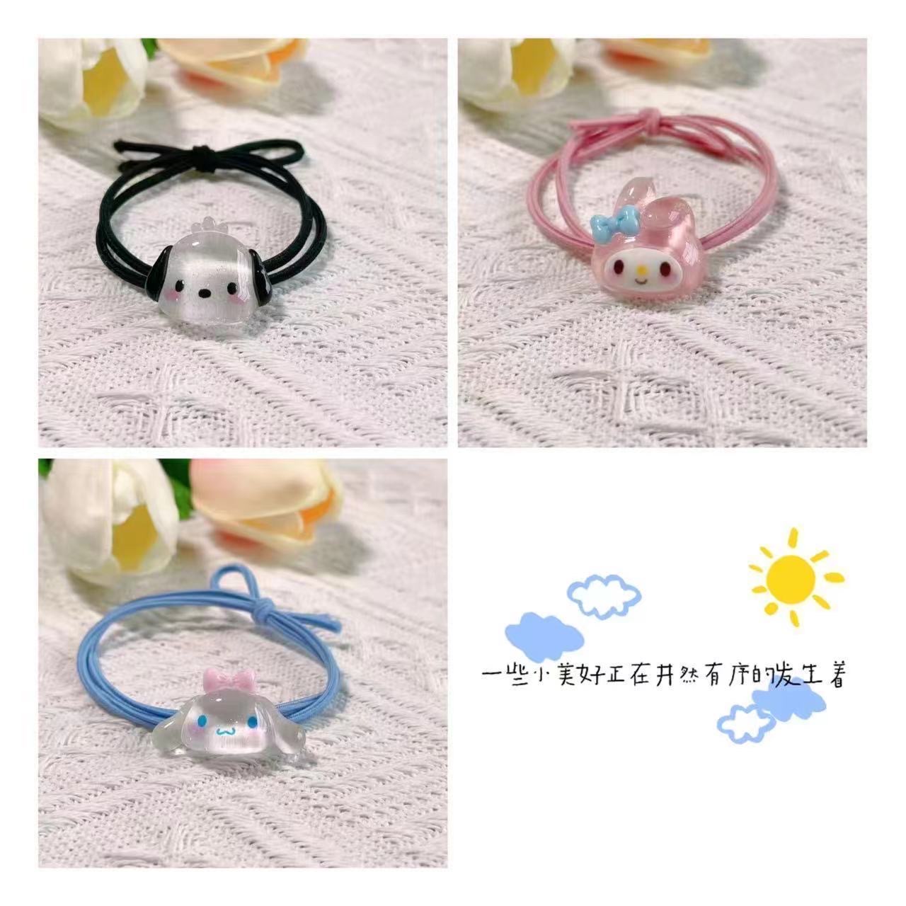 "ins style, high appearance level Sanrio Melody headband, Kuromi headband, hair band. detail image 8