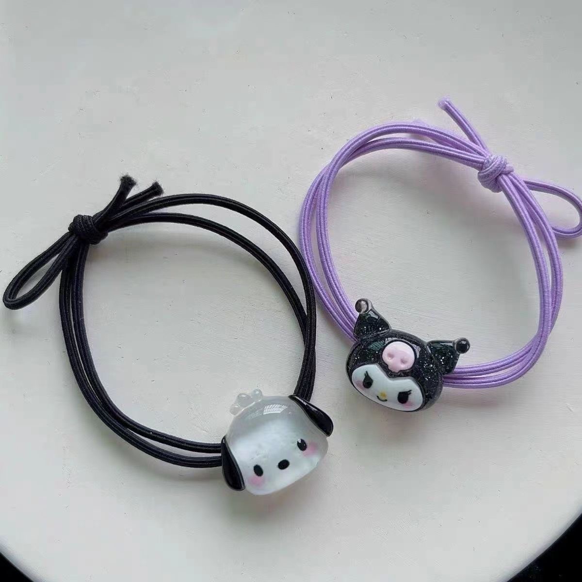 "ins style, high appearance level Sanrio Melody headband, Kuromi headband, hair band. Application Scenario