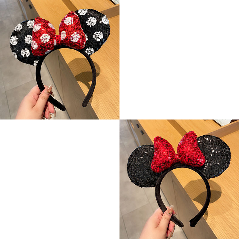 迪士尼发箍兔耳朵发箍米奇发卡乐园女米妮发饰拍照成人儿童发饰品详情图2