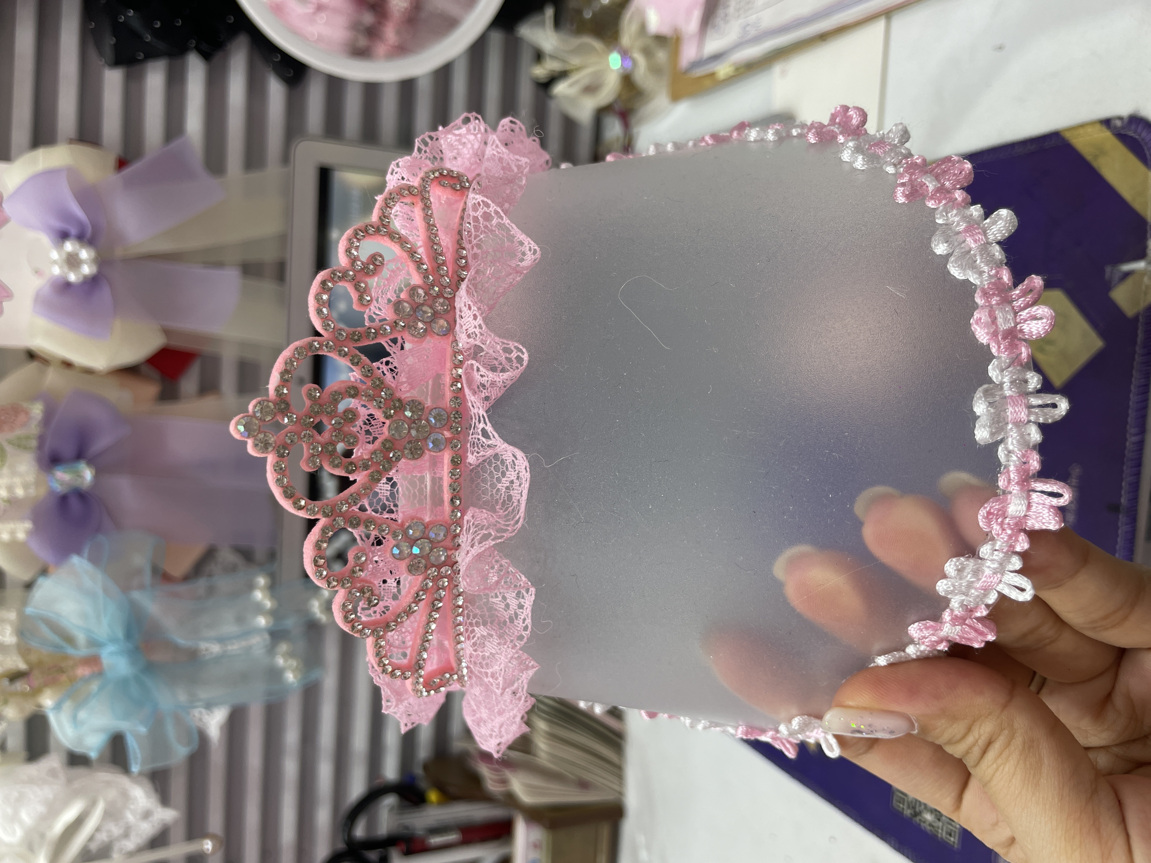 Children's sun hats, girls' hats, spring and summer sun hats, princess crowns, headbands, open-top sun hats, crowns Application Scenario