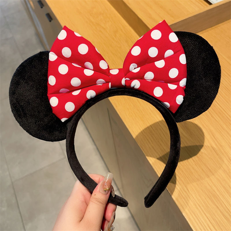 迪士尼发箍兔耳朵发箍米奇发卡乐园女米妮发饰拍照成人儿童发饰品产品图