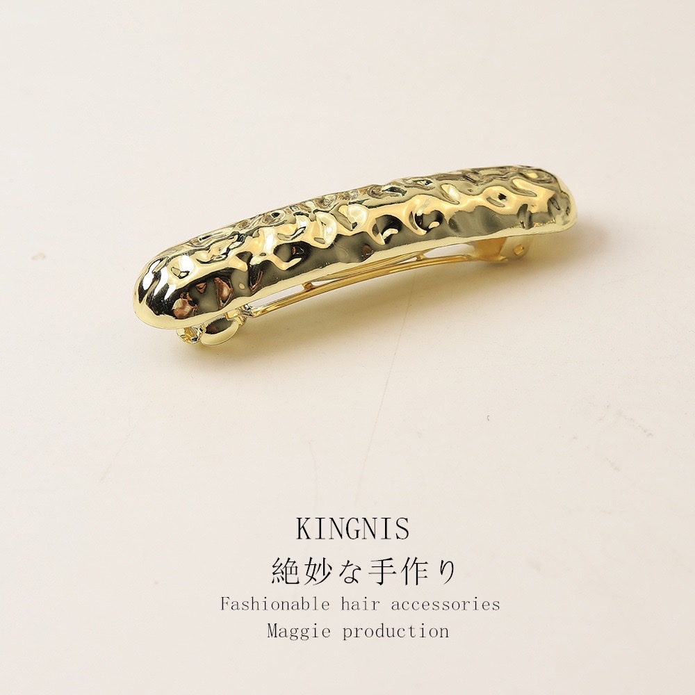 Original new style hair clips in gold and silver white with a heart, personalized little star heart, cold wind spring clip manufacturer wholesale