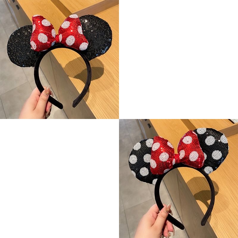 迪士尼发箍兔耳朵发箍米奇发卡乐园女米妮发饰拍照成人儿童发饰品详情图3