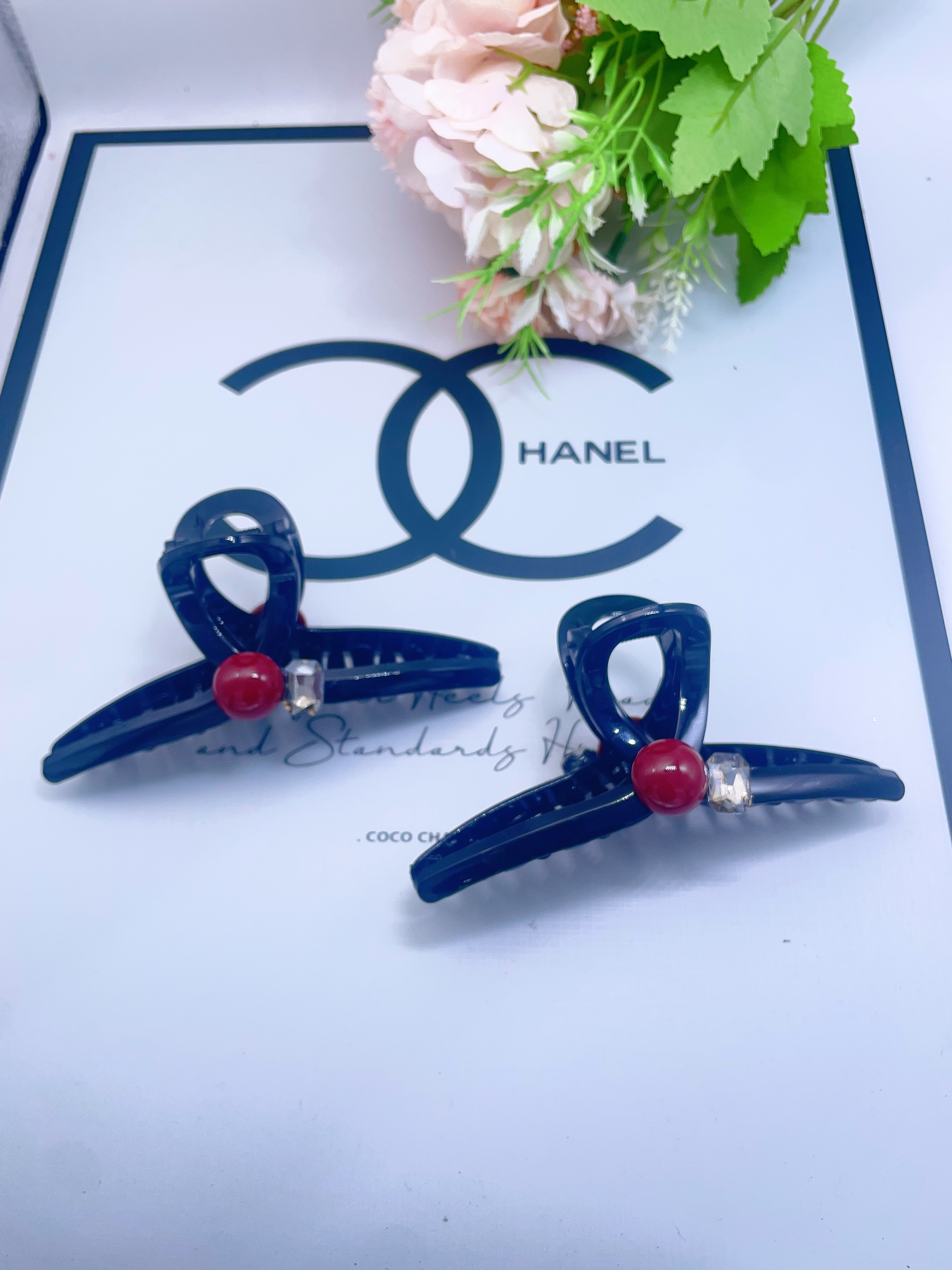 国庆专属鲨鱼夹头饰 发卡国庆主题款 串珠发箍发卡 童趣可爱不伤发质头饰