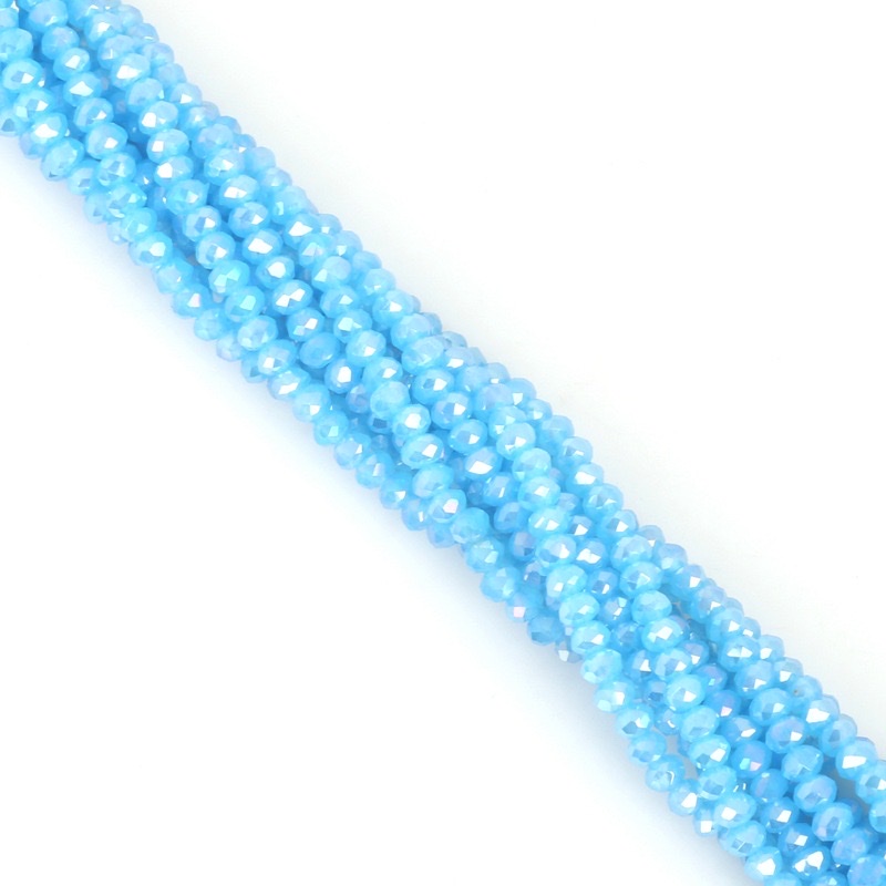 Hot-selling wholesale 3mm flat bead crystal wheel beads, DIY handcrafted bead bracelet materials, loose bead jewelry accessories Application Scenario
