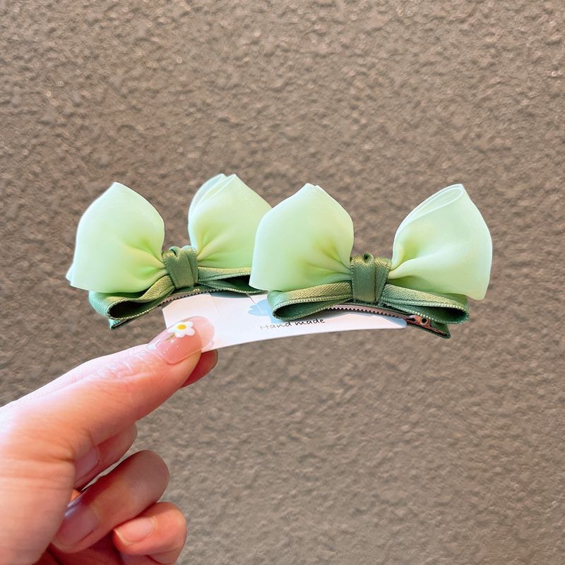 Bailey Accessories 2024 Three-dimensional Bow Hair Clips for Children, high-end hair clips for Girls, snow gauze hair accessories for babies details Picture