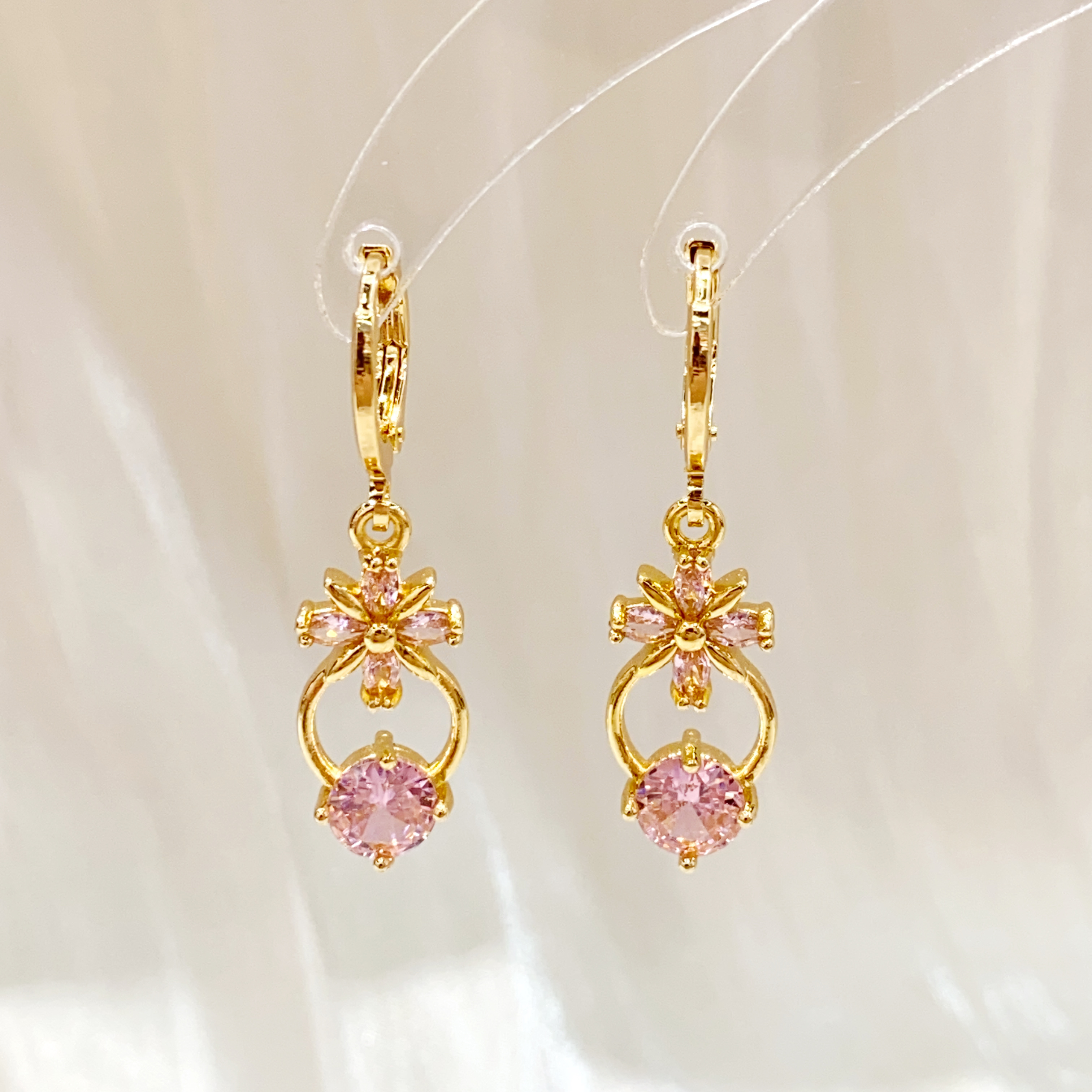 wish 2024新款跨境欧美热销耳环精致锆石爱心耳扣耳坠亚马逊热销 饰品耳环耳饰批发工厂直销饰品耳环耳饰