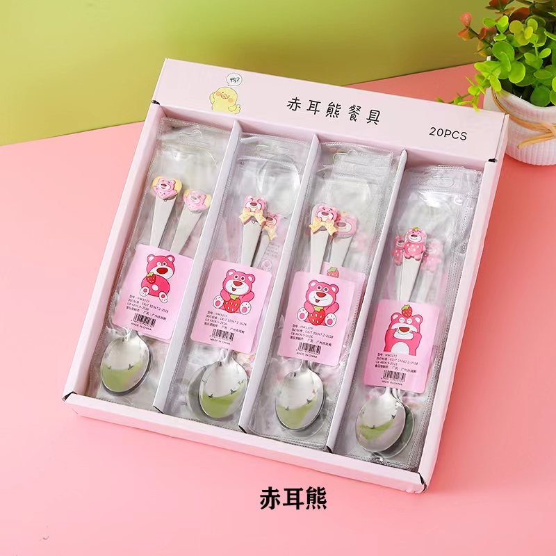 高级陶瓷盘餐盘配木铲 餐具套装 不锈钢四格盘设计 简约水晶杯餐饮必备品细节图