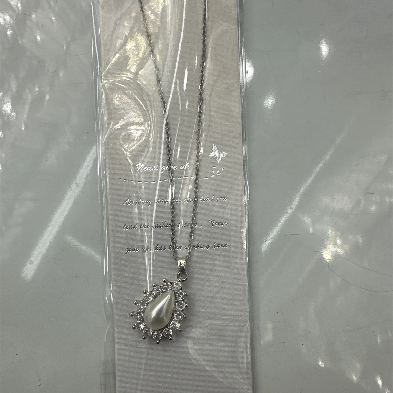 珍珠项链女士款 银饰精制 珍珠饰品 优雅气质 高档礼物时尚潮流配饰