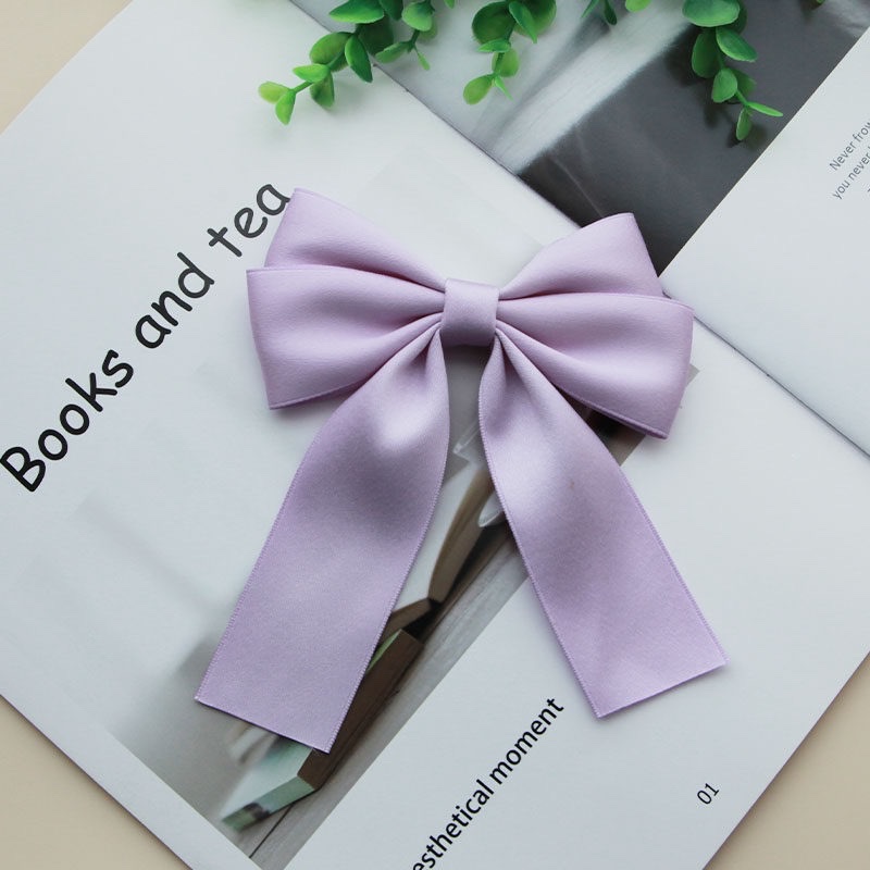 Korean-style bow tie pins, simple, versatile and practical, commuting knitted sweater, shirt collar, solid color clothes, accessories and hair accessories detail image 4