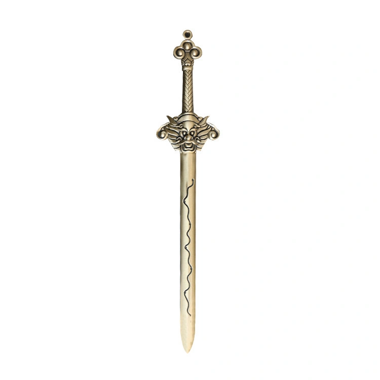 Factory direct sales of brass pure copper household swords, seven-star sword pendants and handicrafts detail image 2