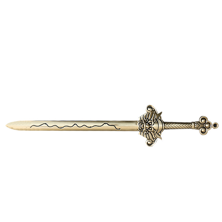 Factory direct sales of brass pure copper household swords, seven-star sword pendants and handicrafts detail image 3