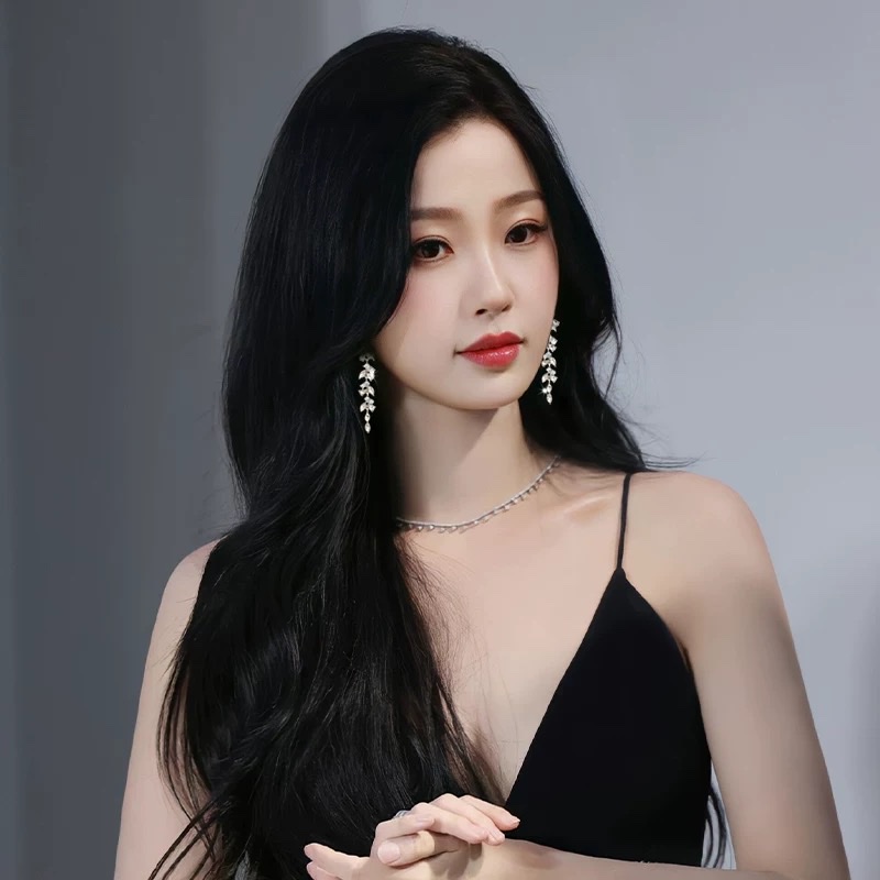 夸张流苏蚊香盘耳夹女新款轻奢小众耳环新娘结婚耳坠高级气质耳饰详情图2