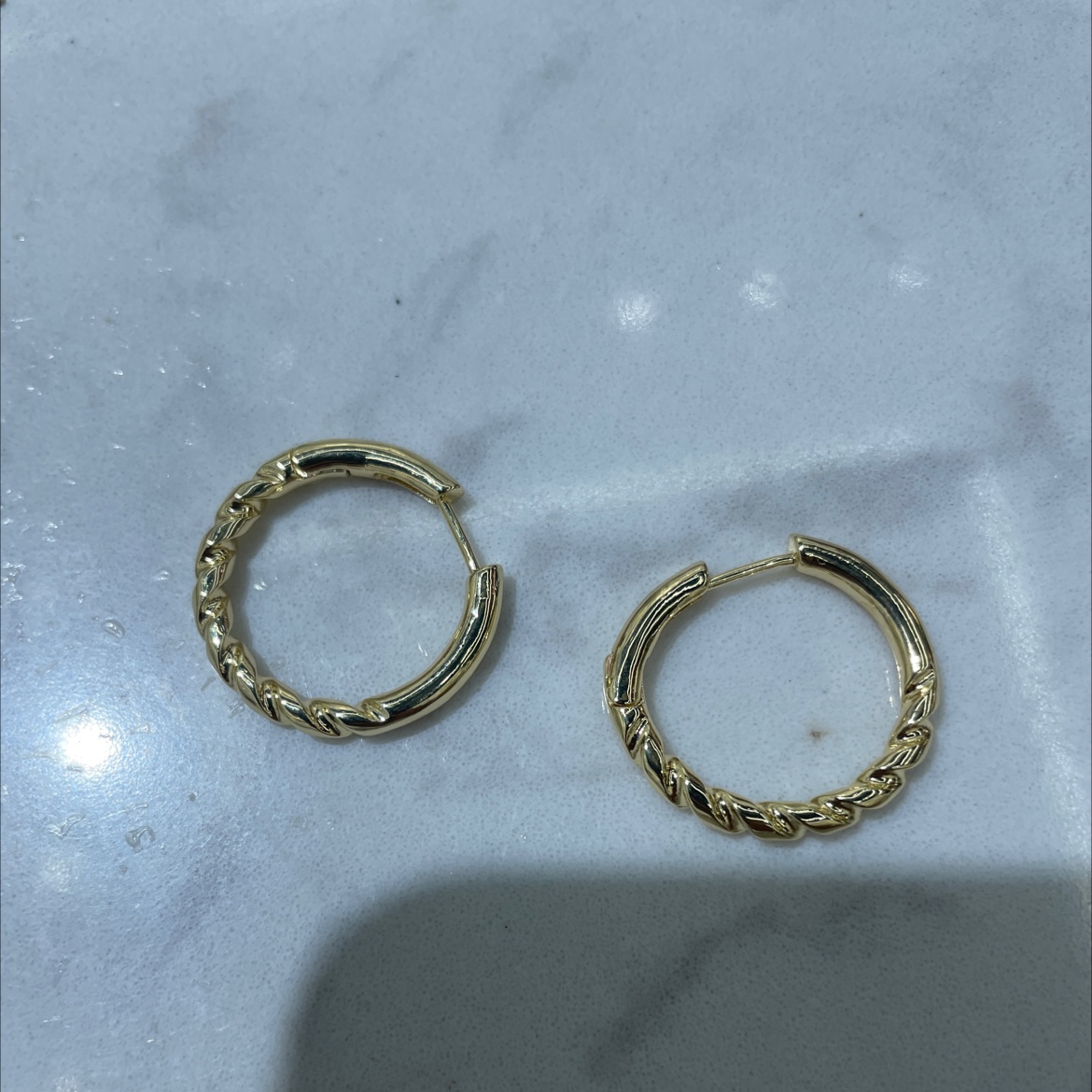 Stainless steel round earrings, tin earrings, simple and fashionable accessories, women's personalized earrings, trendy accessories, metal Korean-style earrings, stainless steel round earrings