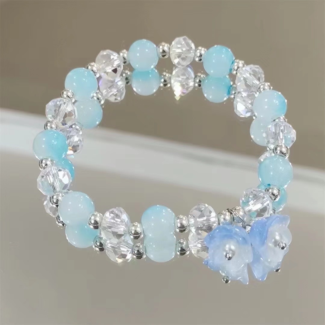 手链。  冰裂。 水晶。  仿玉。   