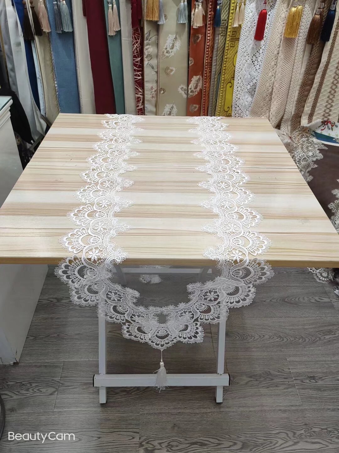蕾丝水溶桌旗3色