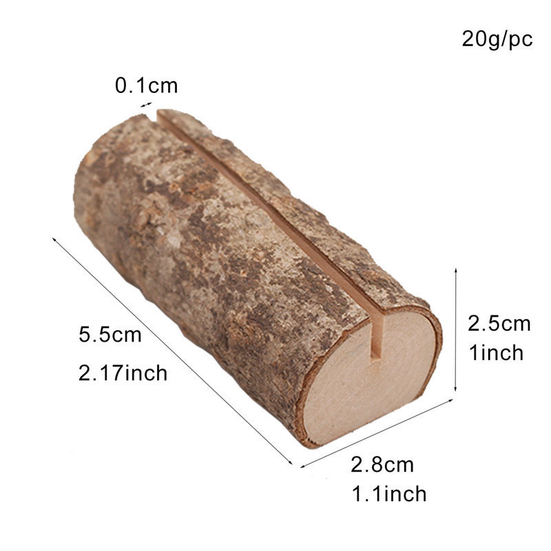 Wooden sticky note clips, wood veneer tree stump clips, handicrafts, retro and creative home decoration, Valentine's Day party ornaments detail image 11