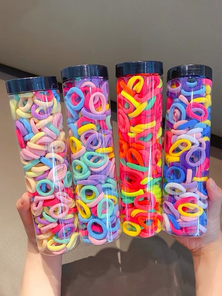 儿童发圈不伤发韩国可爱发饰毛巾圈弹性好小女孩扎头发橡皮筋女童2024新款儿童皮筋韩版儿童不伤发皮筋q w