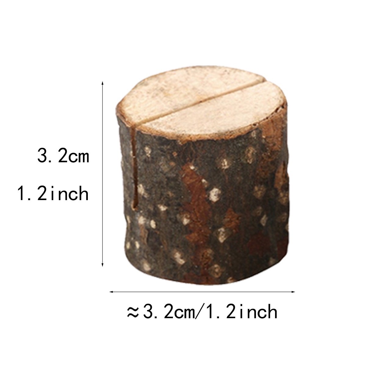 Wooden sticky note clips, wood veneer tree stump clips, handicrafts, retro and creative home decoration, Valentine's Day party ornaments Application Scenario