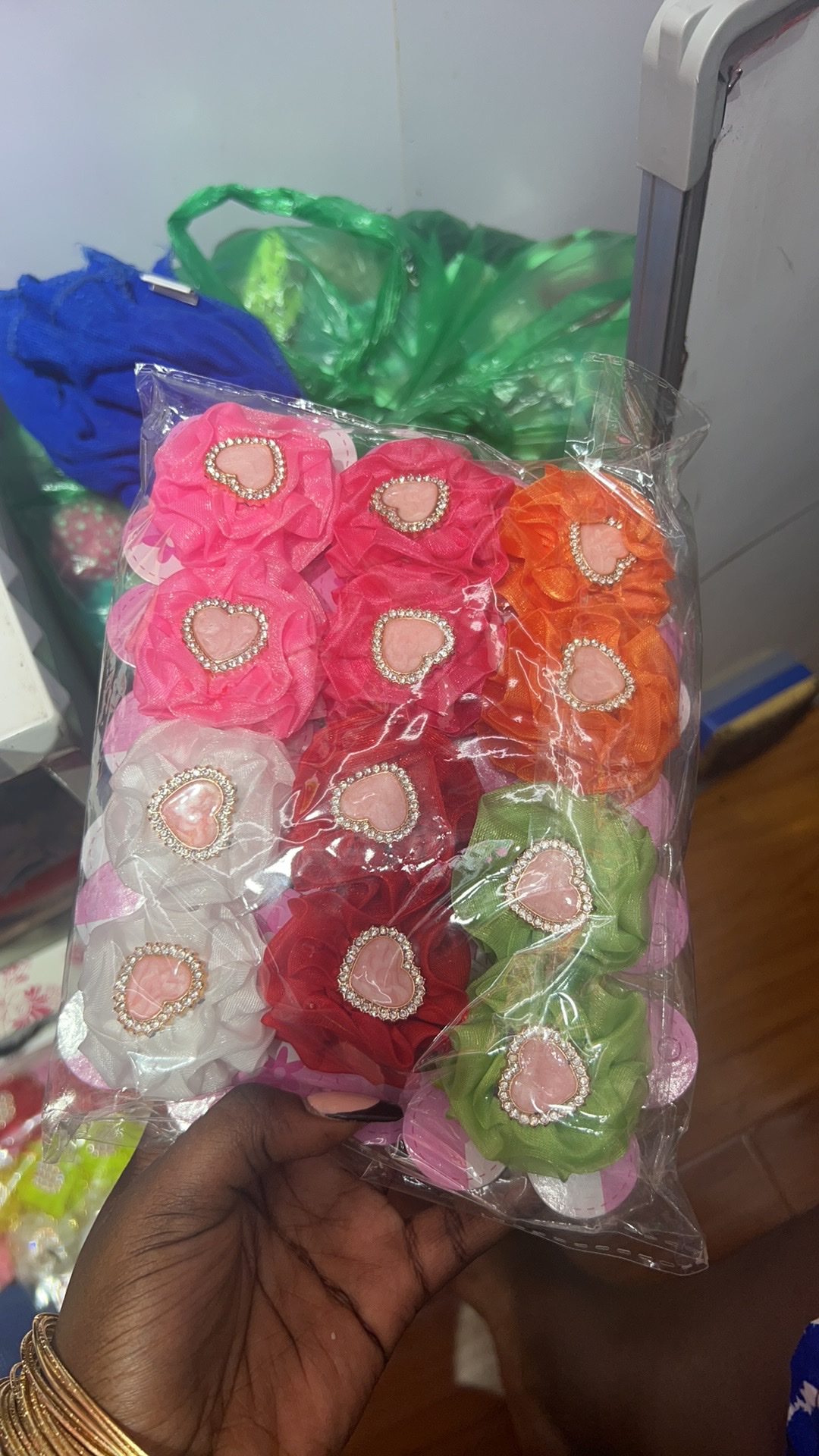 经典韩国纱材质，儿童皮筋，合金钻，发圈，发带，头花