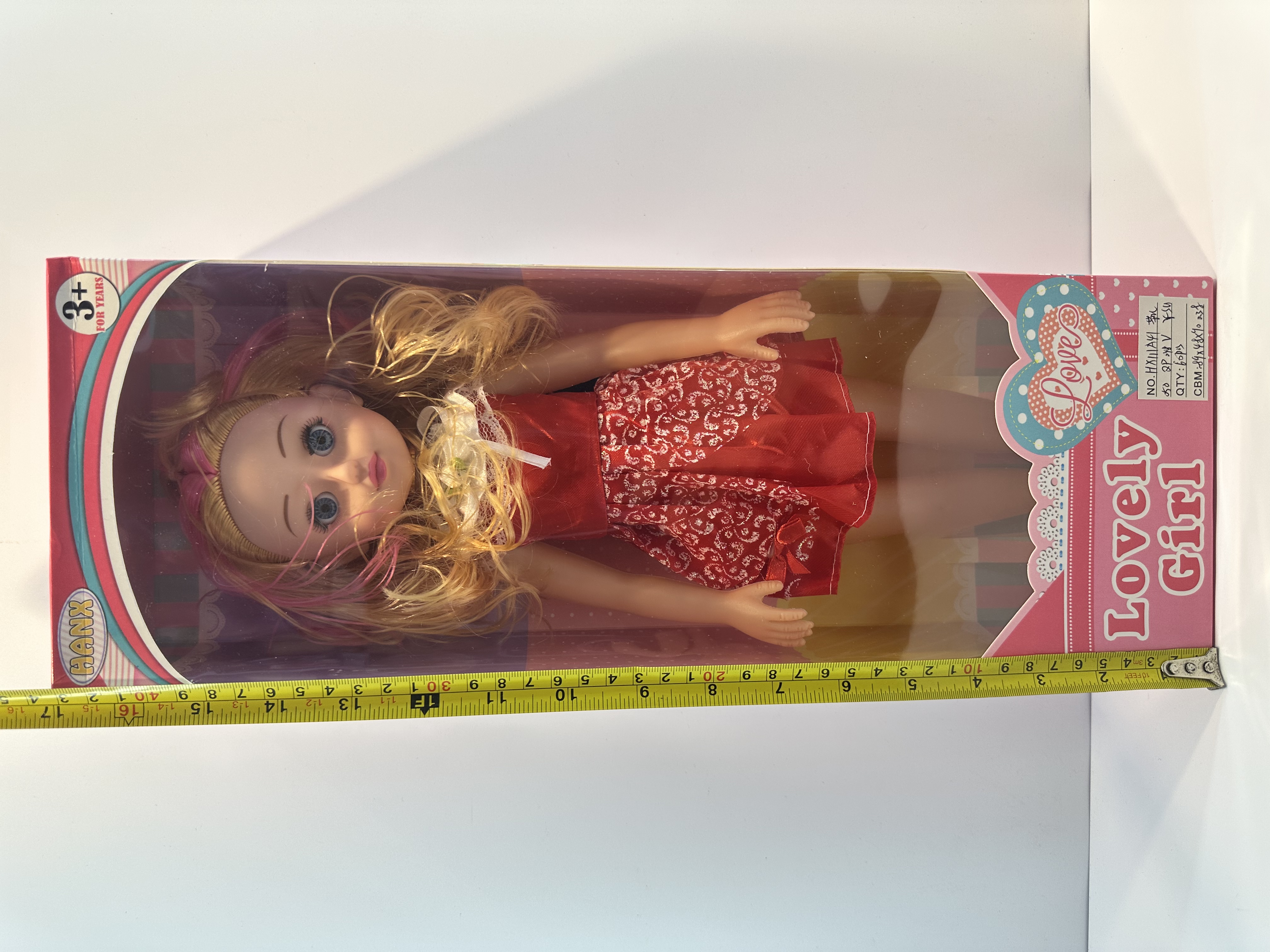 18-inch boxed toy for Chubby kids Specification image