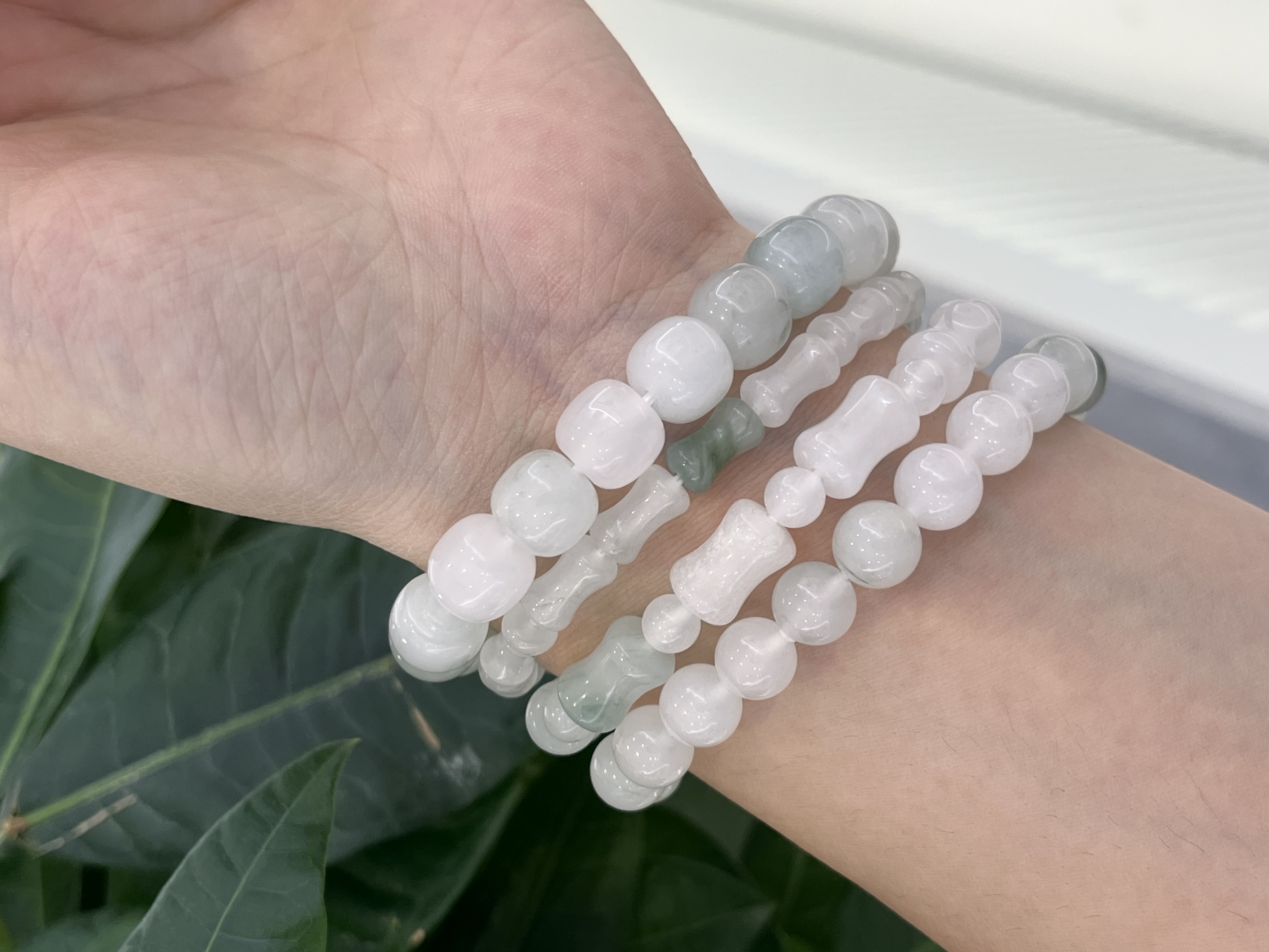 Tianshan Jade bracelet, high-end accessory bracelet, ladies' exquisite bracelet, gift, mixed and matched bracelet accessory detail image 1